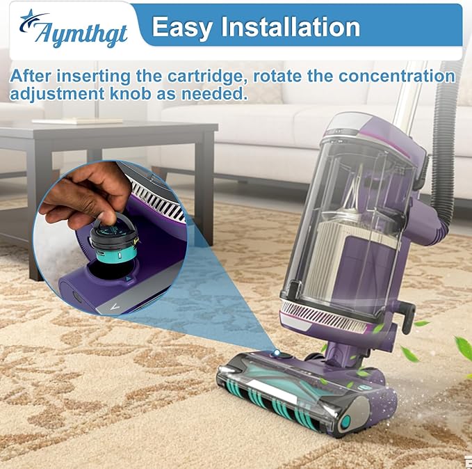 12 Pack AZ4002 Replacement Parts Filter for Shark AZ4000 AZ4000C AZ4002W POWERDETECT Upright Vacuum, 1 Brush roll+2 Filters+4 Foam & Felt Filters+4 Odor Neutralizer Cartridges+1 Cleaning Brush