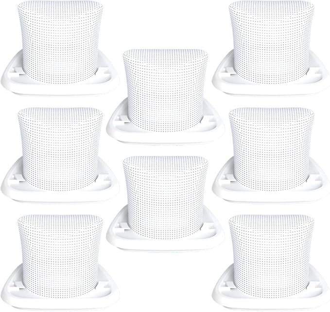 HNVCF10 Filters for Black and Decker HNVC220B, HNVC215B, HNVC215B10, HNVC215B12AEV, HNVC215BW52, HNV215B12, HNVC115B22, HNVC115J, HNVC115J06, HNVC115B, HNVC220BCZ01, Washable, 8 Pack