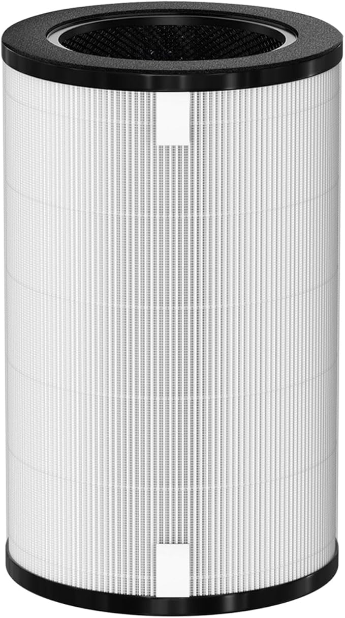 AP-T45 AP-T40FL HEPA Replacement Filter Compatible with 1461901 Homedics Total Clean 5-in-1 Air Cleaner Purifier, AP-T40 AP-T45WT AP-T40WT AP-T45-BK AP-T45-WT AP-T40WTAR, White, 1 Pack