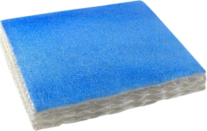 HQRP 2-Pack Wick Filter T Compatible with Honeywell HFT600 / HFT600PDQ Replacement fits Honeywell HEV615 HEV620 HEV600 Humidifiers, with Blue Pre-Filter