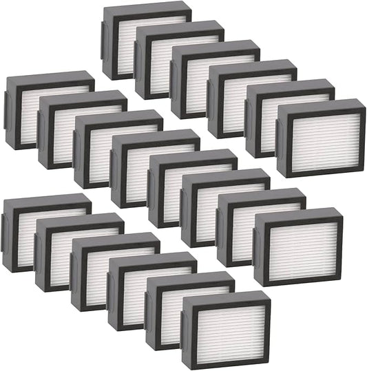 (20 Pack) j9+ j7+ HEPA Filter for iRobot Roomba j9+, j7+, Combo i5+, Combo j5+ Roomba i7 i7+ J7 Plus i3 i3+ i2 i2+ i1 i1+ i4 i6 i6+ i8 i8+ E6 E7 E I & J Series Filters (NOT FOR Combo j7+ j9+ 10 Max