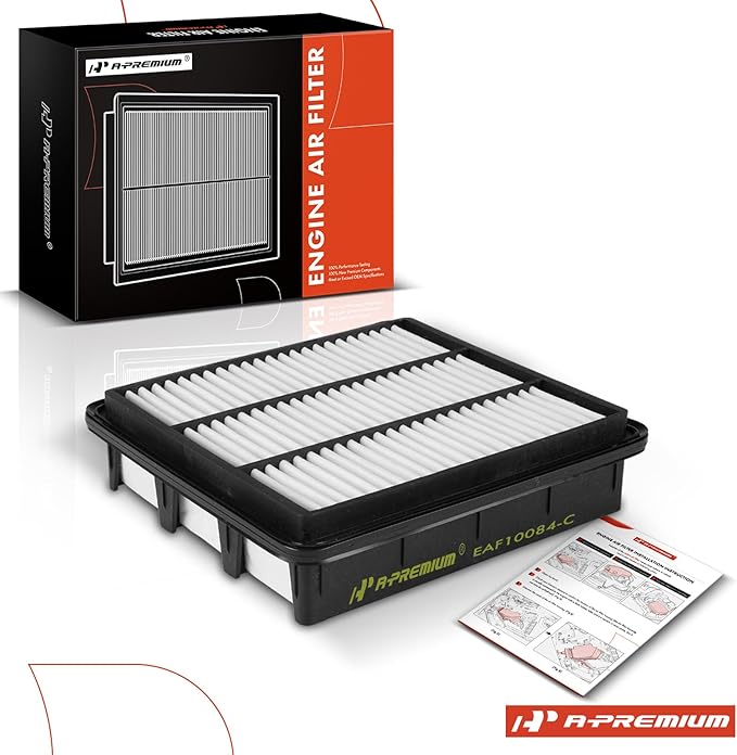 A-Premium Engine Air Filter Compatible with Hyundai Sonata 2006-2010 3.3L, Azera 2006-2011, Replace# 28113-3K200, 281133K200