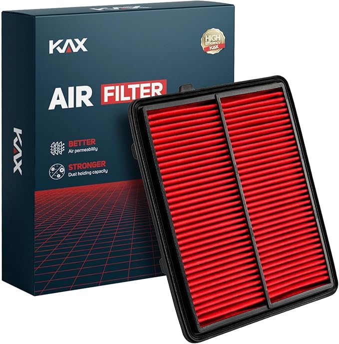 KAX Premium Engine Air Filter, CA12605 Replacement for Acura RDX 2019 2020 2021 2022 2023 L4 2.0L, Advanced Air Filter Media, Increased Acceleration