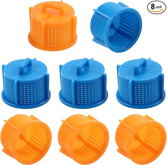 8-Pack AGM73269501 Washer Water Inlet Valve Filter Screen Replacement for LG and Kenmore Washing Machines, Water Hose Inline Filter Replaces AP5202486, 1810261, PS3618281, EAP3618281