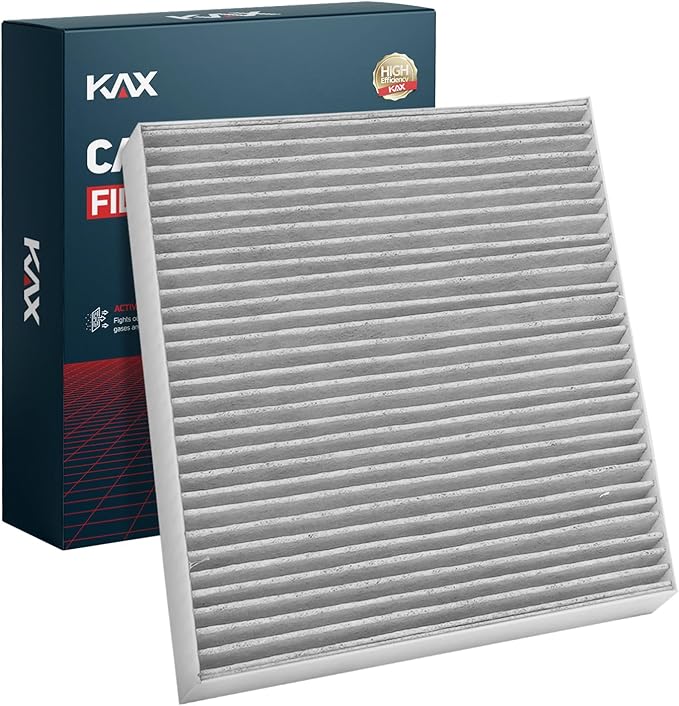 KAX Cabin Air Filter with Activated Carbon, CF11966 Replacement for Chevrolet Equinox, Malibu, Traverse, Cruze, Silverado, Equinox, Colorado, Impala, Terrain, Acadia,Sierra, Cruze, XT5 Air Filter
