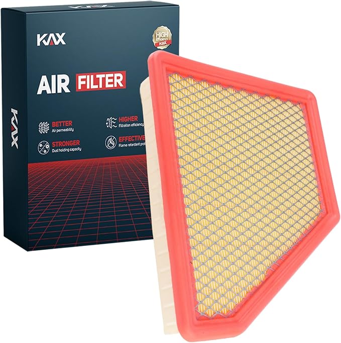 KAX Engine Air Filter, CA10465 Replacement for Chevrolet Equinox 2010 2011 2012 2013 2014 2015 2016 2017, GMC Terrain 2010-2017, Enhanced Filtration & Improved Airflow