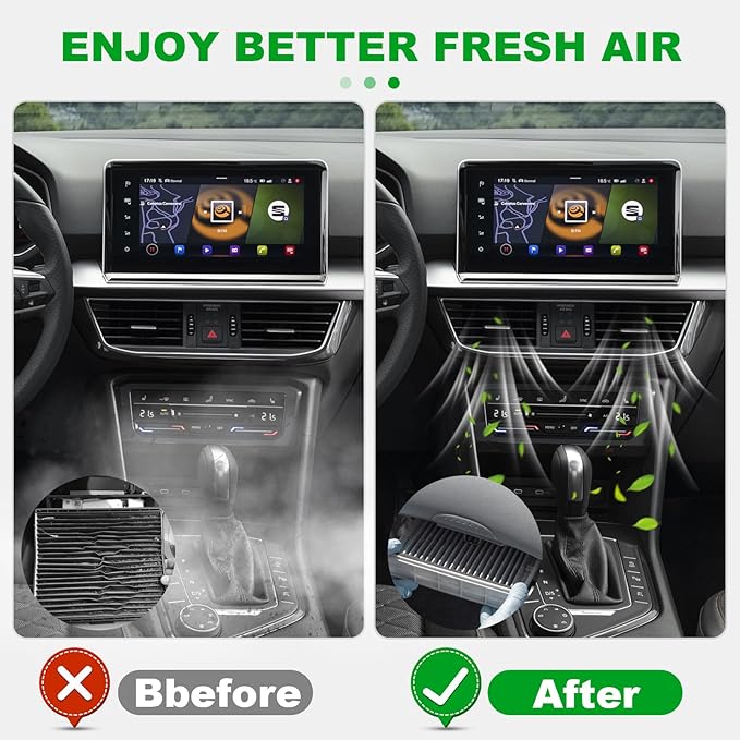 Comb Engine Cabin Air Filter Kit for Nissan Frontier 3.8L V8 2021 2020 (Only Fit 3.8L)