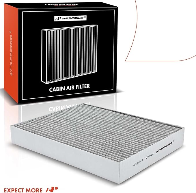A-Premium Cabin Air Filter with Activated Carbon Compatible with Ford Bronco Sport 21-23, Escape 20-22, Explorer 20-23, Maverick & Lincoln Aviator 20-23, Corsair, Replace# JX6Z19N619BA