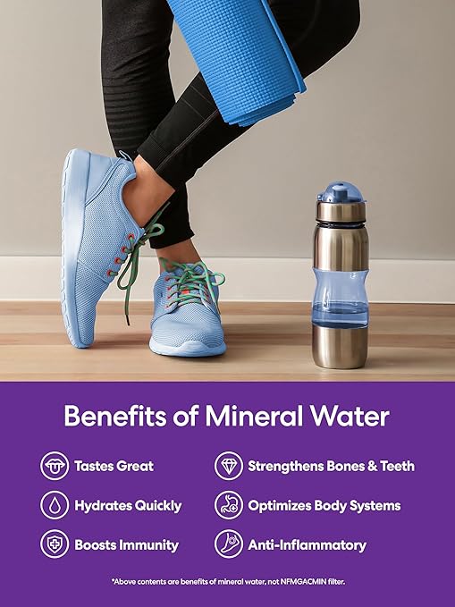 Brio 4-Stage Reverse Osmosis & Mineralization Water Filter, Replacement Filter Set for Brio RO Dispensers, Restores Essential Minerals to RO-Purified Water