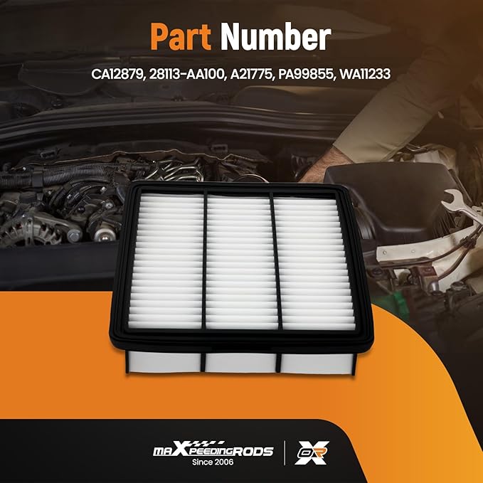 maXpeedingrods CA12879 Engine Air Filter Fit for Hyundai Elantra 2021-2025, Kona 2024-2025, Replacement for 28113-AA100, A21775, PA99855, WA11233