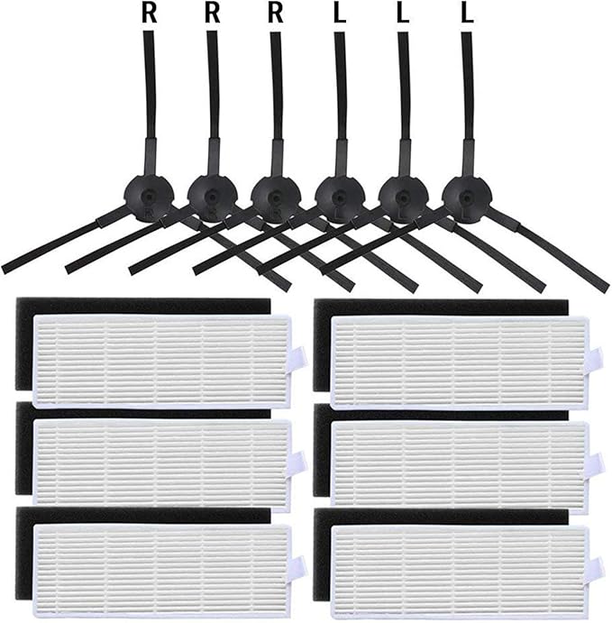 Replacement Filter and Side Brush Kit for A6 A4 A4s Robot Vacuum Cleaner