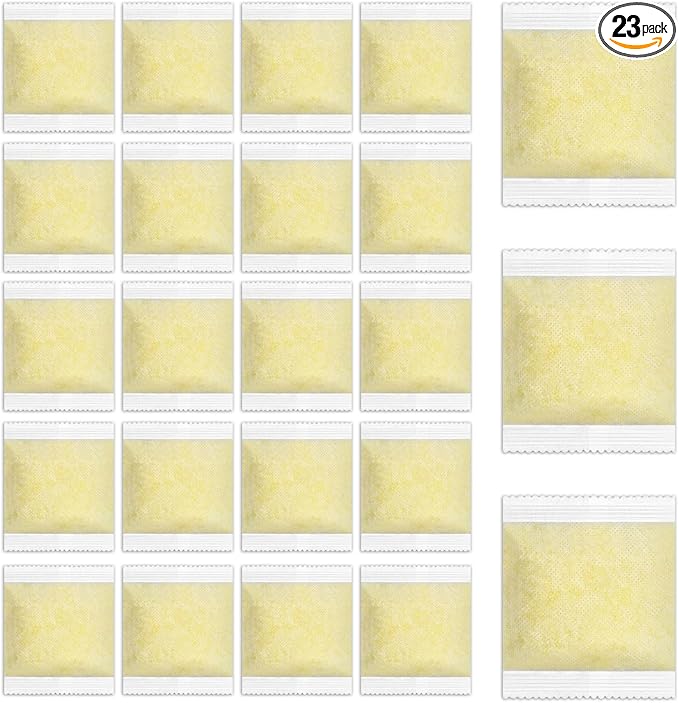 23 Pcs Odortrap Pod Refills, Eliminates Litter Box Odors Compatible with Multiple Cat Litter Boxes, Individually Packing Cat Litter Deodorizer Pods (Lemon Scent)