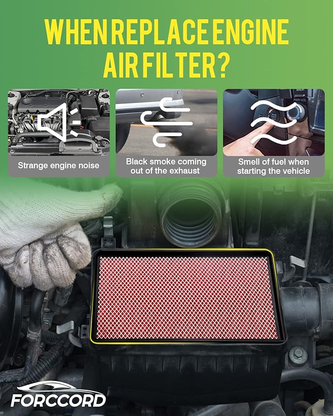 Cabin & Engine Air Filter Fits for Highlander 3.5L/2.7L Gas Only (2014-2019), Sienna 3.5L/2.7L Gas (2011-2020), Camry V6 3.5L Gas Only (2012-2017) Replace#CF10285 CA10755 Car Accessories