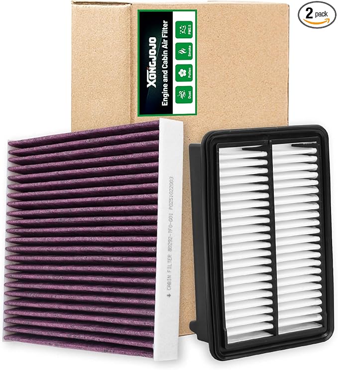 Engine Cabin Air Filter for CRV CR-V Hybrid 2023-2025, Accord Hybrid 2023-2025, Civic Hybrid 2025, Replace 17220-6MA-J01, 80292-TF0-G01 (Only for 2.0L Hybrid)