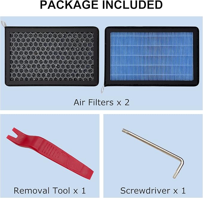 JOJOMARK Cabin Air Filter fits for Tesla Model 3/Y with Activated Carbon Fit for 2016-2025 Model 3/2020 2021 2022 2023 2024 2025 Model Y (HEAP filter)