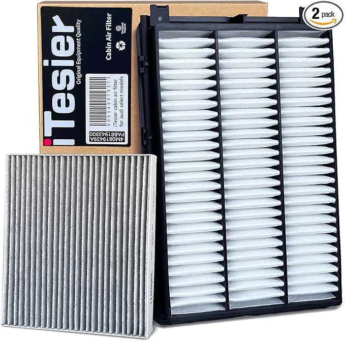 Engine Cabin Air Filter Kit for Tucson (2016-2021), Sportage (2017-2022), Replace 28113-D3300, 97133-D1000,NOT FOR HYBRID