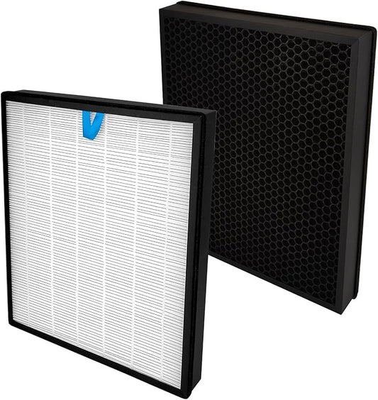 2 Pack Vital 200S-P Replacement Filter for LEVOIT Vital 200S-P Air Purifier, LAP-V201S-KUS, LAP-V201S-WUS, Vital 200S H13 True HEPA Filter, 3-in-1 Activated Carbon Filters, #Vital 200S-RF