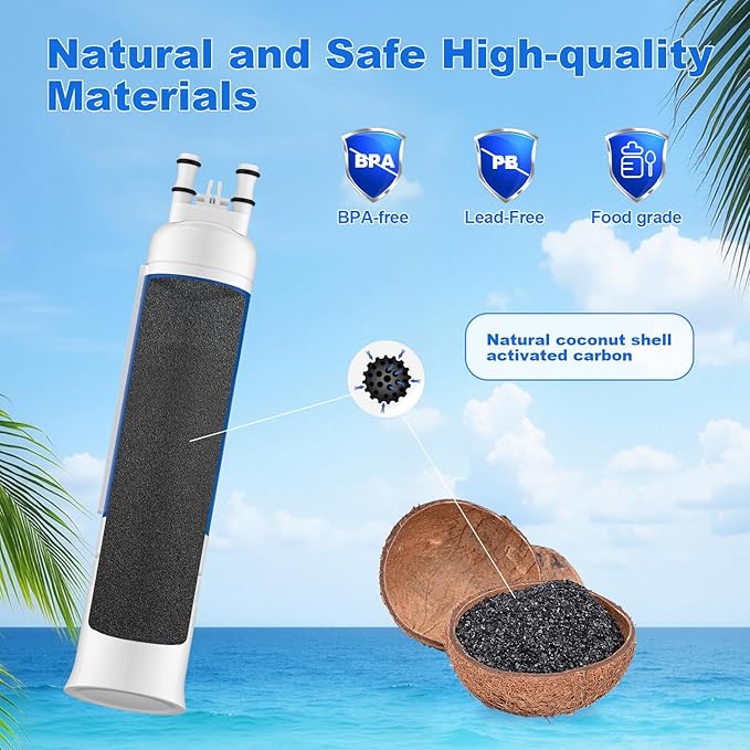 FPPWFU01 Water Filter Replacement Compatible with Frigidaire FPPWFU01, Electrolux FPPWFU01, PureAdvantage, PWF-1 FPPWFU01 PurePour Water Filter, Remove Impurities from Water (1-PCS)