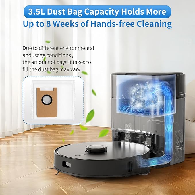23 Pack Replacement Accessories Parts for AIRROBO T20+/T25+/T30+/T25+C Robot Vacuum kit, 1 Main Roller Brush 4 Mop Pads 4 Hepa Filters 6 Side Brushes 6 Dust Bags 1 Clean Tool 1 Screwdriver