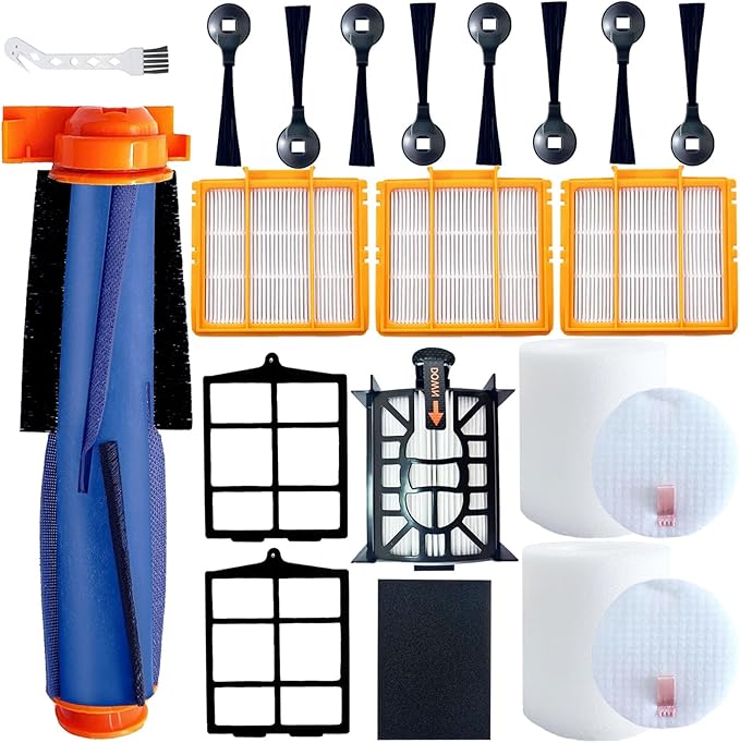 Replacement Kit Compatible with Shark AI AV2501S AV2511AE AV2501AE RV2502AE RV2610WA AV2510AOUS RV2520AOUS RV2400WD AI Ultra 2-in-1 Robot Vacuum,Accessiroes Include Main Brush,Filters,Side Brushes
