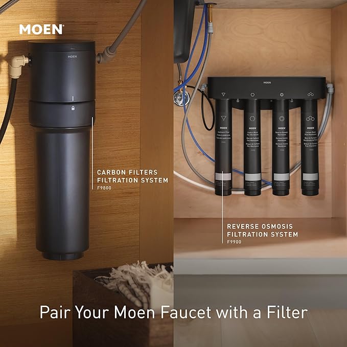 Moen Sip Chrome Traditional Drinking Water Beverage Faucet with Optional Filtration System, F7620
