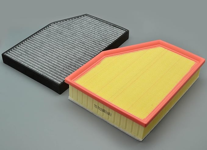 Cabin & Engine Air Filter Kit for 2018-2019 X3 (XDrive30i/SDrive30i/M40i), 2019 X4; 2020-2021 X3 (XDrive30i/SDrive30i); 2020-2022 X4 (XDrive30i Only), Replaces 64119382885, 13718577171
