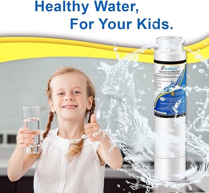 EXCELPURE RWF5800A Refrigerator Water Filter Compatible with Frigidaire EPTWFU01, EWF02, Pure Source Ultra II, 012505454226, 4562222, 1PACK
