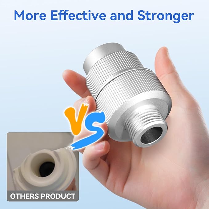85470 Washing Machine Water Filter, Upgraded Inline 85470 Washing Machine Water Filter Compatible with Most Standard Washers, Leak-Free Aluminum Alloy Design