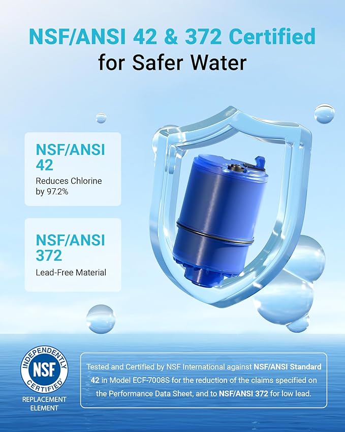 2 Pack Faucet Filter Replacement for All PUR®Plus Water Filter Replacement, Pur® Filter Replacement RF-9999®, NSF 42 Certified, 600-Gallon Long Lifespan, Aqua Crest