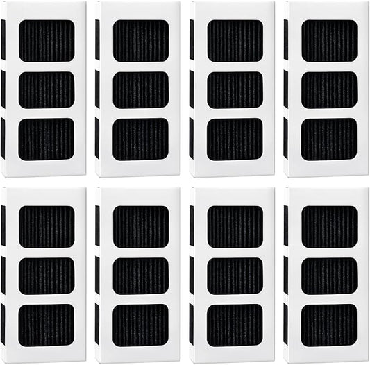 KEEPOW Paultra2 Refrigerator Air Filter Replacement for Frigidaire Gallery Pure Air Ultra II, Electrolux 242047805, 5303918847, EAP12364179, Pure Air II (8 Pack)