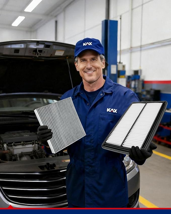 KAX Engine & Cabin Air Filter Kit, Replacement for Acura RDX 2013-2018, Replace# CA11413 CF10134