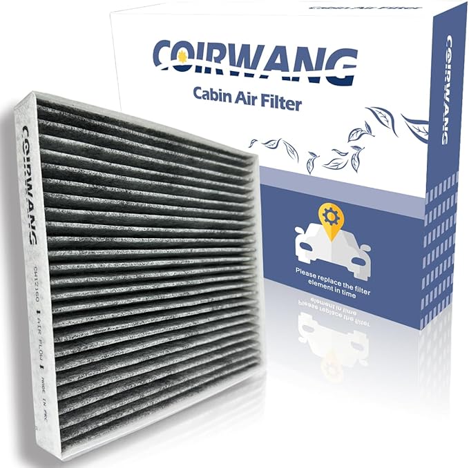 CF12160 Cabin Air Filter Activated Carbon Compatible with Hyundai Kona/Kona N 2018-2023/Tucson 2016-2021,Compatible with Veloster N 2019-2022/Venue 2020-2025, Kia Seltos/Soul 2020-2024