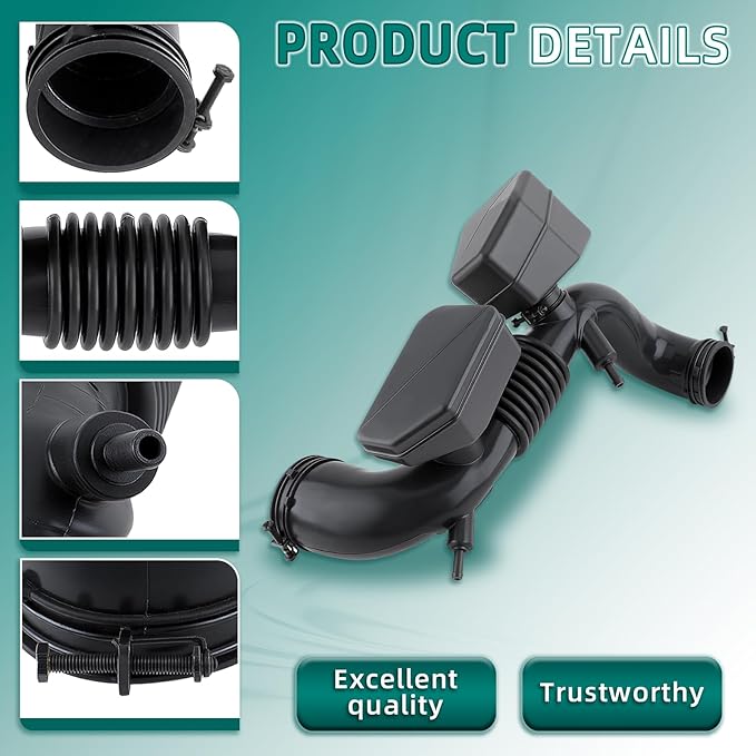 AUTOKAY Air Cleaner Intake Hose Tube, 281402P200 Engine Air Intake Hose For Hyundai Santa Fe 2012 For Kia Sorento 2011-2013