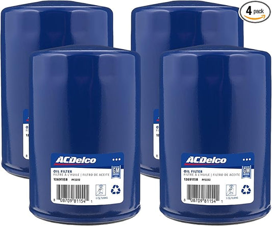 ACDelco GM Original Equipment PF2232 Oil Filter | Engine Application | Pack of 4