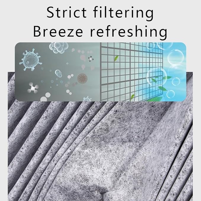 Cabin Air Filter with Activated Carbon, Cabin Filter, Automotive Fresh Breeze Air Conditioner Filter, Car Air Filter Replacement for CP285 CF10285 Compatible with Most Vehicles