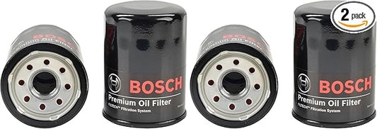 BOSCH 3323 Premium Oil Filter With FILTECH Filtration Technology - Compatible With Select Acura MDX, RDX, RSX, TL; Chrysler; Dodge; Ford; Honda Accord, Civic, CR-V, Pilot; Infiniti; Nissan + More