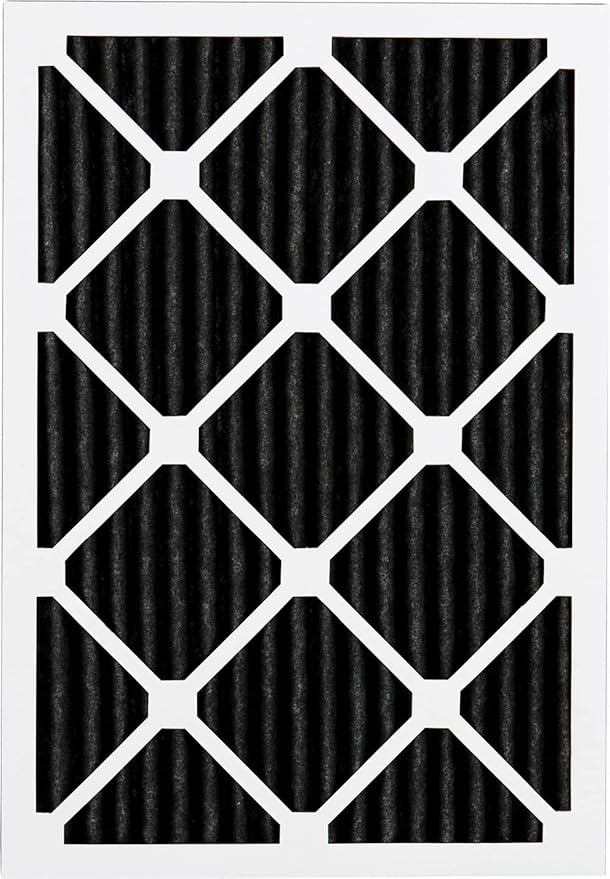 Nordic Pure 18x20x1 (Actual Size: 17 1/2 x 19 1/2 x 3/4) Pure Carbon Pleated Odor Reduction Furnace Air Filters 4 Pack