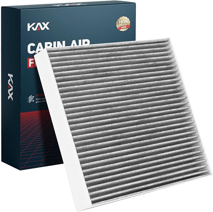 KAX Cabin Air Filter with Activated Carbon, CF11809 Replacement for Chevrolet Silverado 1500 2014-2018, Tahoe 2015-2020, GMC Sierra 1500 2014-2018, Suburban, Yukon, Escalade 2014-2020