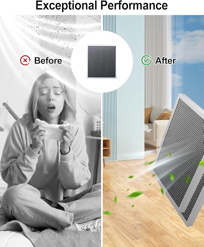 5881 Washable Dehumidifier Filter Fits for AprilAire Whole-House Dehumidifiers Models E080 E100 and Dehumidifying Ventilator 8192A, MERV 8 Replacement Filter 12x13.5x1(Pack of 1)