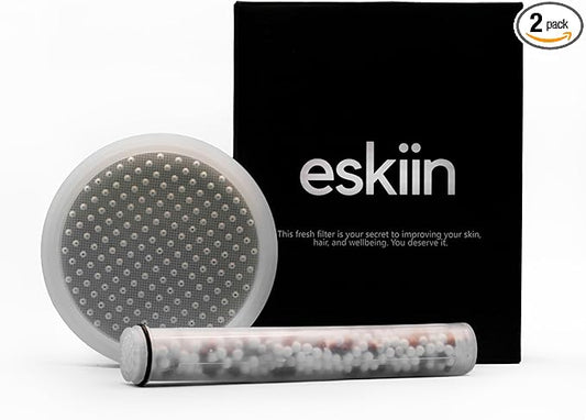 HandHeld Shower Head Water Filter Replacement High Pressure Shower Heads Replacement For Smooth Hair & Skin - Replacement Cartridge Fits The Eskiin Filtered HandHeld Showerhead