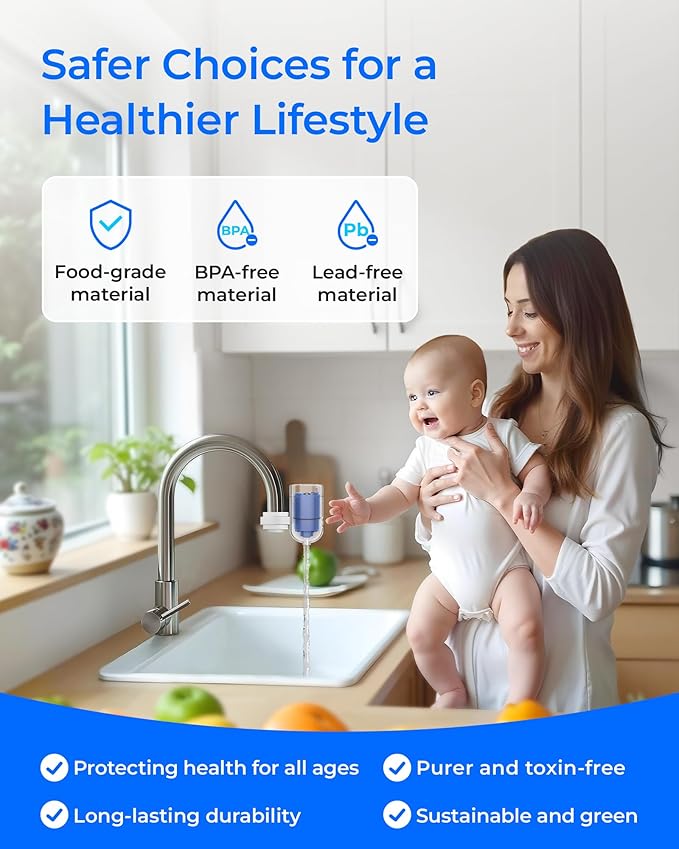 Waterdrop Filter Replacement for All PUR, PURPlus Faucet Filtration Systems, Pur RF-9999 Faucet Water Filter, NSF Certified, 1 Pack, Model No.: WD-C08A