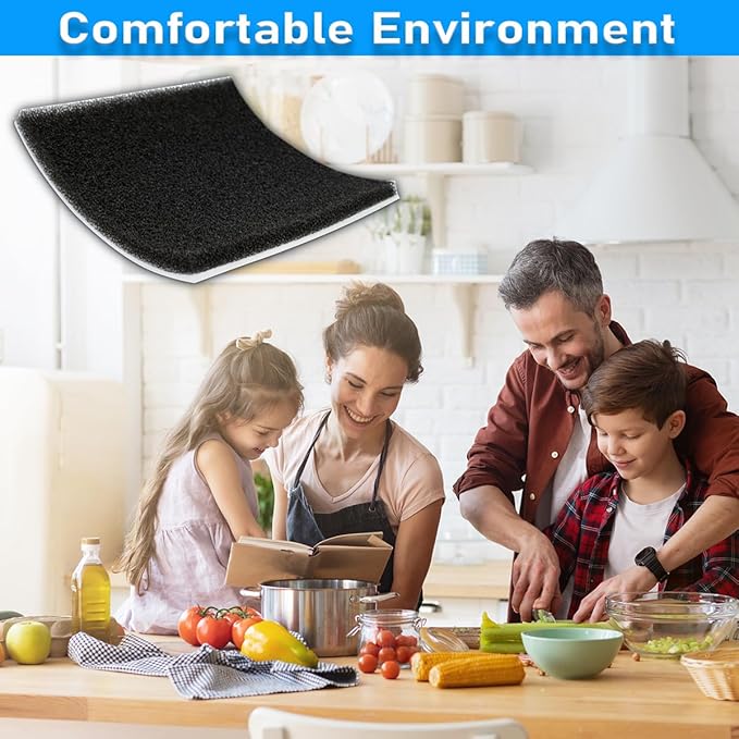 CF-1 HEPA Filters for Kenmore 81002, 20-81002, 86880, 86883, 20-86883, 2086883, 8175084 Canister Vacuum Cleaners, CF1 Foam Filters for Kenmore Sears Progressive, for Panasonic Models, 4 Filters