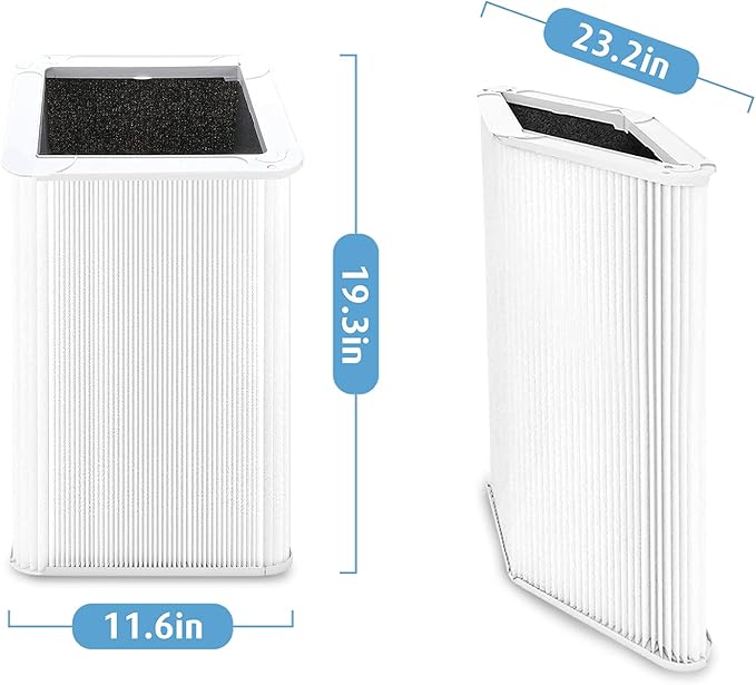 121 Replacement Filter Compatible with Blueair Air Purifier, 2 Pack