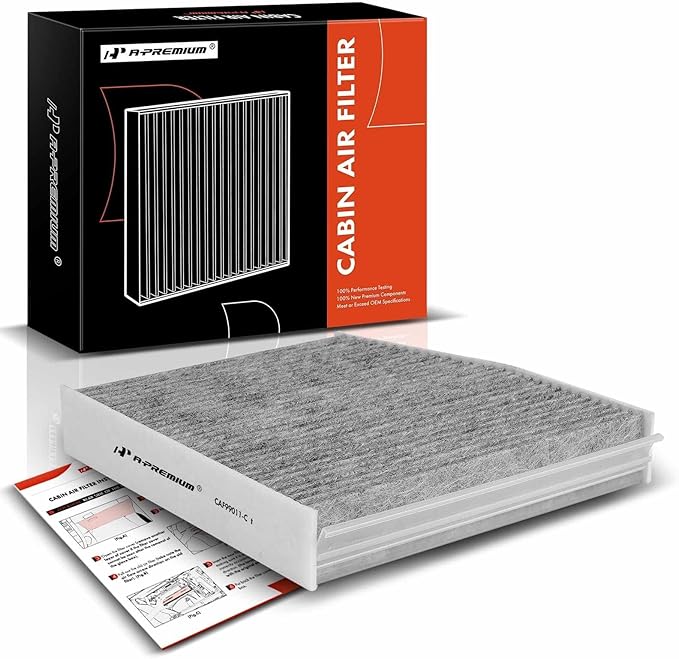 A-Premium Cabin Air Filter with Activated Carbon for Mercedes-Benz B250, B250e, CLA250,CLA35 AMG, CLA45 AMG, GLA250, GLA35 AMG, GLA45 AMG & Infiniti QX30, Irregular, Replace# A2468300018
