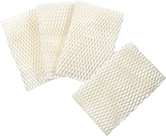 HQRP 4-Pack Wick Filter Compatible with Honeywell HCM750, HCM-750B, HCM750B, HCM-750-TGT, HCM750TGT Humidifiers, Replacement for HAC-700, HAC-700PDQ, HAC700PDQV1 Filter B
