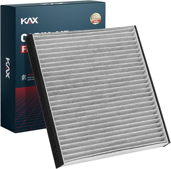 KAX Cabin Air Filter with Activated Carbon, CF10132 Replacement for Toyota Camry 2002-2006 Sienna 2004-2010 Avalon 2000-2004 Solara, Lexus ES330, RX350, GX470, RX400H, Passenger Compartment Air Filter