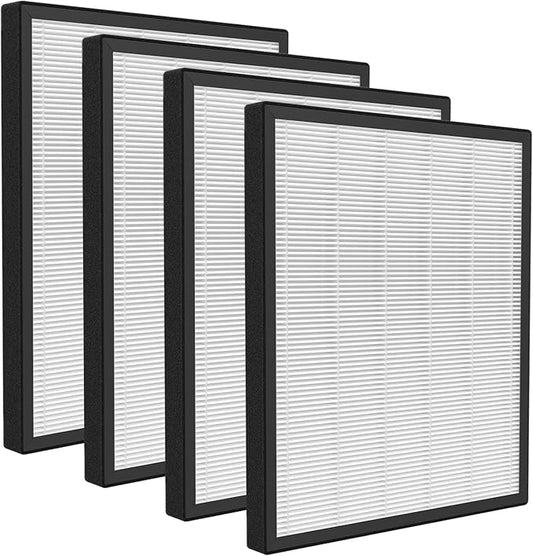 LV-PUR131 Replacement Filter Compatible with LEVOIT LV-PUR131 and LV-PUR131S Air Purifiers, Part Number LV-PUR131-RF, 4×Filters