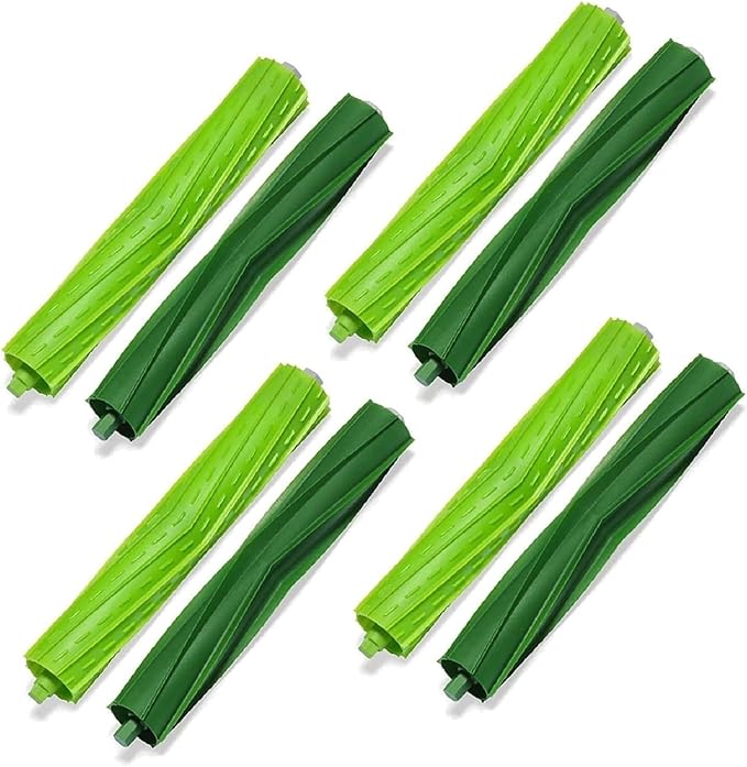 4 Sets Rubber Roller Brushes Compatible for iRobot Roomba E & I & J Series, Replacement Parts Accessory for J8+ i7+ i7 i1 i2 i3 i4 i6 i6+ i8 i8+Plus E5 E6 E7 Vacuum Cleaner