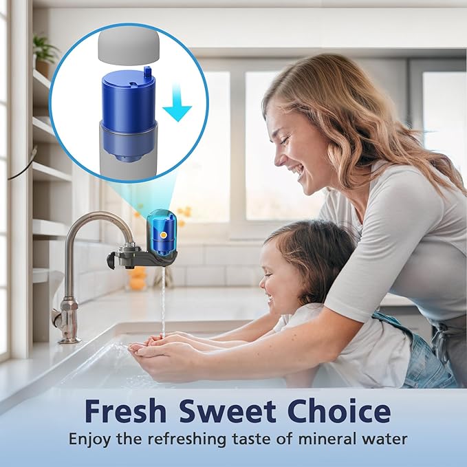 3 Pack Water Filter Replacement Compatible with All PUR®, PUR®PLUS Faucet Filtrat-ion Systems, RF-9999® Faucet Water Filter, High Efficiency Filtration and 18-Month Value, NSF Certified, Blue