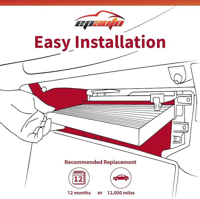 EPAuto CP71C (CF11179) Cabin Air Filter, Replacement for Audi A4 (2009-2016), A5 (2008-2017), Q5 (2009-2017), S4, S5, SQ5, RS5 (2008-2018), Fits Porsche Macan (2015-2025)